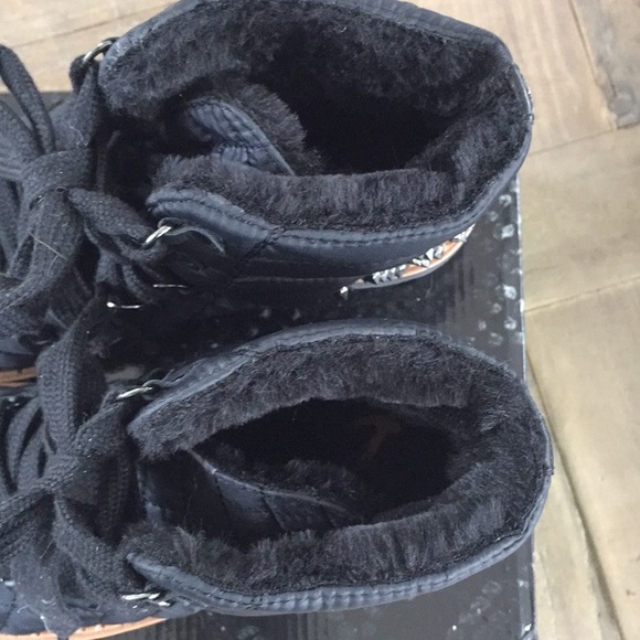 Sam Edelman Bren Quilted Studded Black Boots - Picture 9 of 11